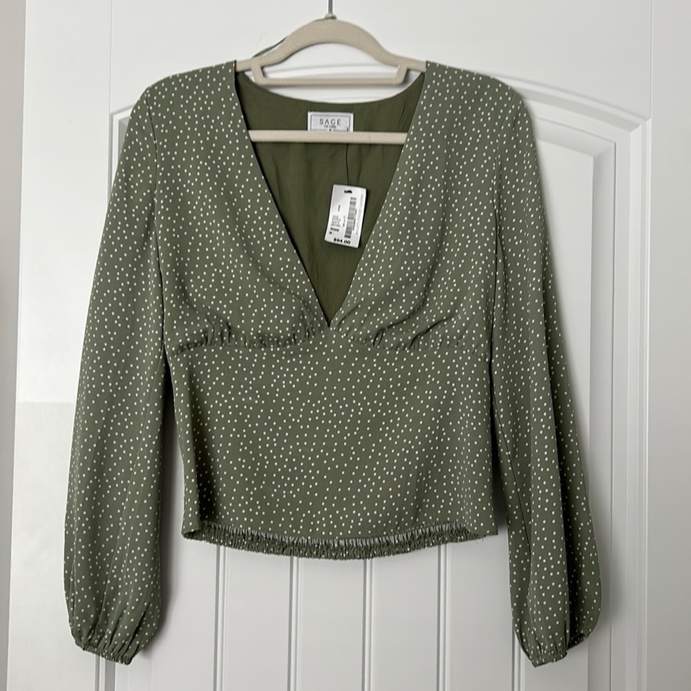 Never worn South Moon ruched top